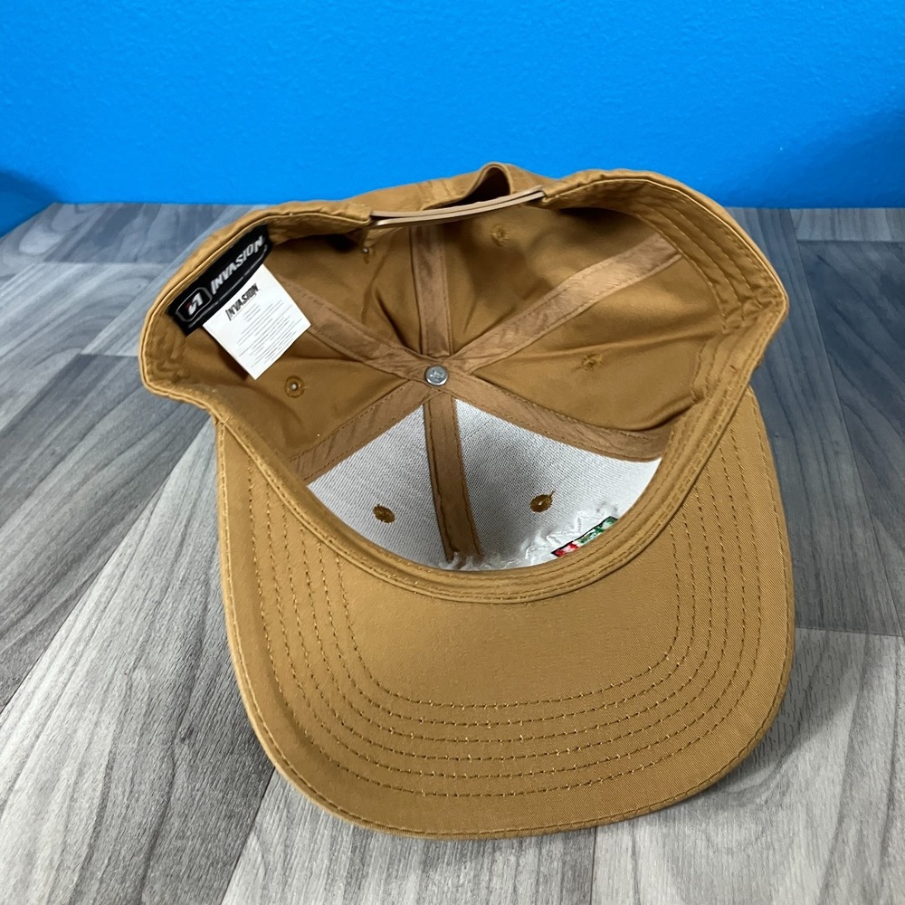 Puerto Vallarta Mexico Snapback Baseball Cap Beige One Size Invasion Headwear - Picture 4 of 5